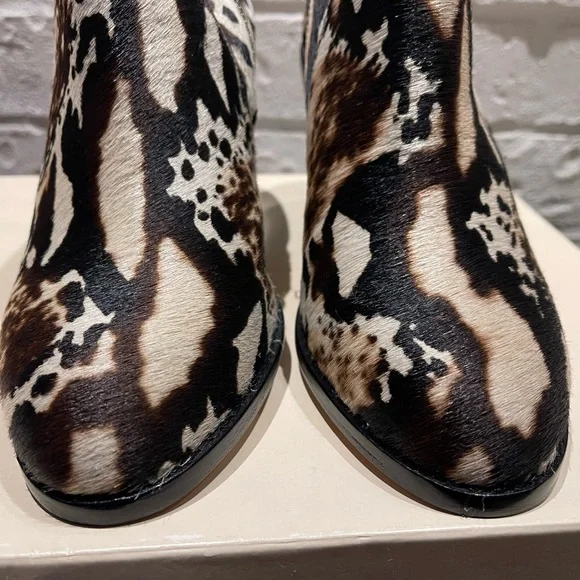 NEW Loeffler Randall Calf Hair Ankle Boots 8 - Picture 7 of 16